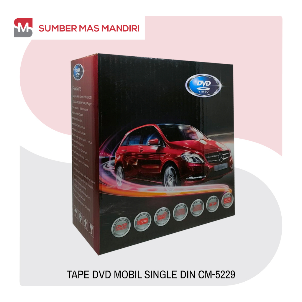 Jual TAPE DVD MOBIL UNIVERSAL CM-1686 / DVD MOBIL 1 DIN CM 1686 ...