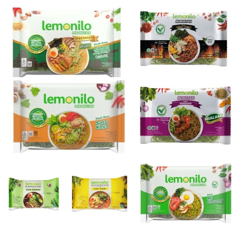 Jual Mie Lemonilo Pedas Korea Mie Rendang Mie Lemonilo Rasa Baru ...