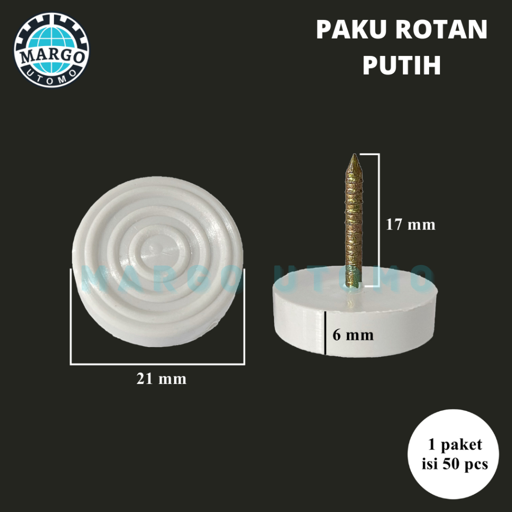 Jual Paku Plastik Rotan Putih Pengaman Kursi Meja Lemari Isi Pcs Shopee Indonesia