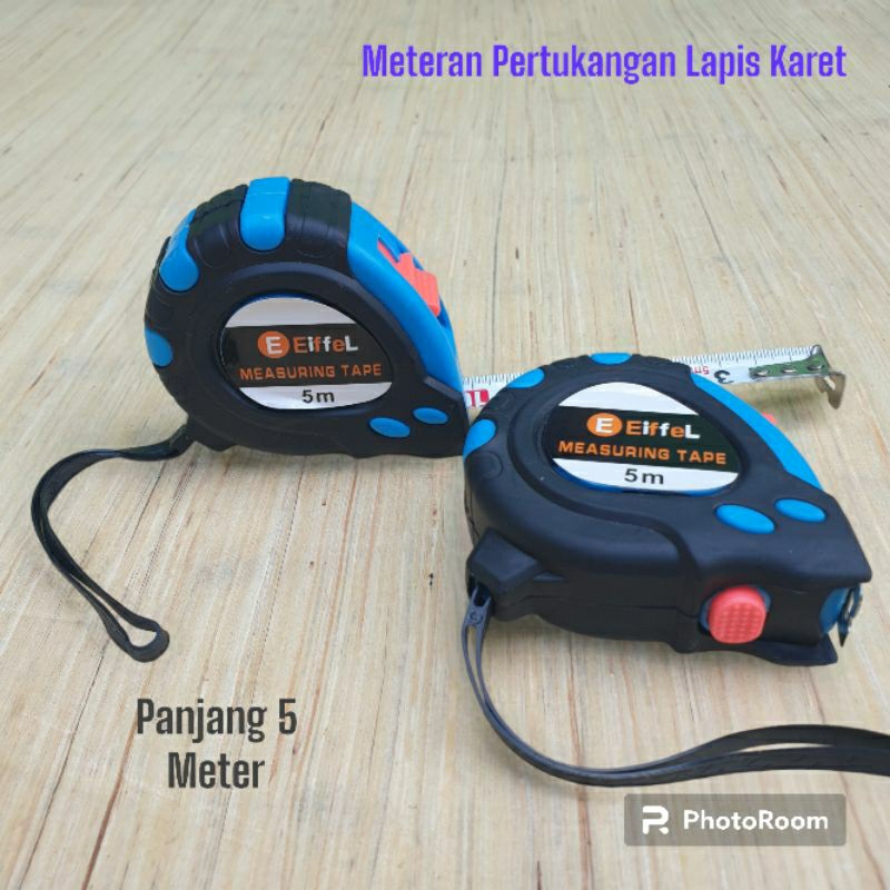 Jual Meteran Alat Pertukangan Body Karet Ukuran 5 Meter | Shopee Indonesia