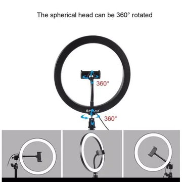 Ring Light 26cm Selfie Ringlight Led Lampu Make Up Vlog Live Streaming 3 Warna