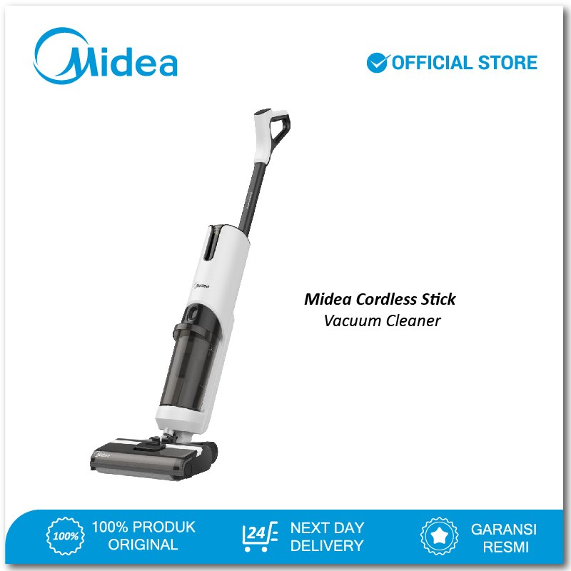 Jual Midea Wet Dry Cordless Smart Vacuum Cleaner MWDX8 HEPA LCD