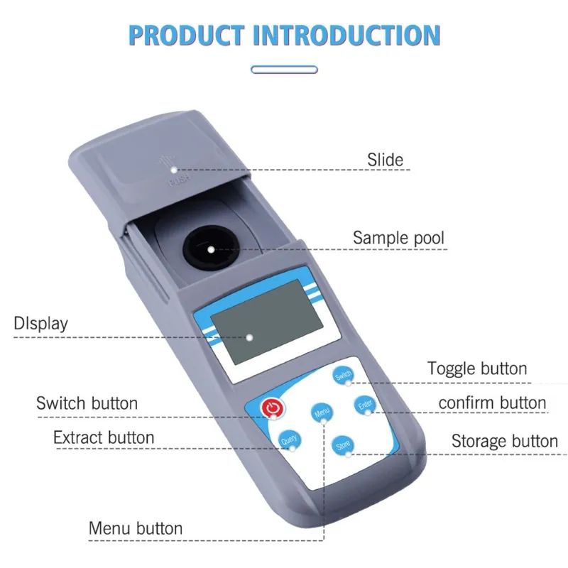 Jual 1000 NTU Turbidity Meter 01000NTU Turbidimeter ZD10A Tester