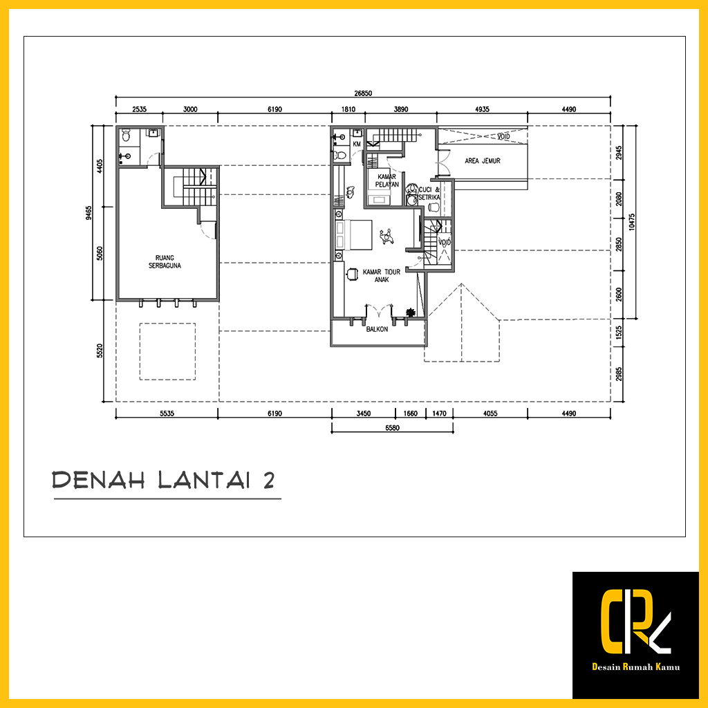 Jual Jasa Desain Denah 2D | Layout Denah Rumah Ruko Toko Gedung Kost ...