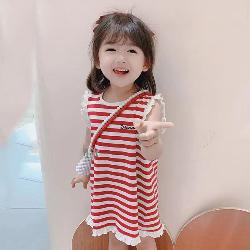 Jual Lnr Shop Dress Casual Untuk Anak Perempuan Dengan Renda Ruffle