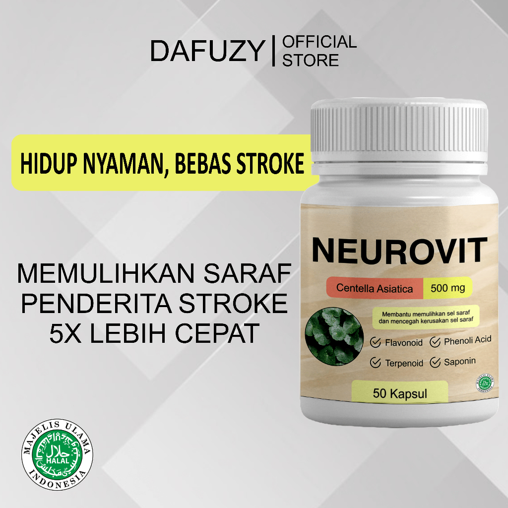 Jual Neurovit Herbal Stroke Ringan Berat Herbal Struk Kolesterol