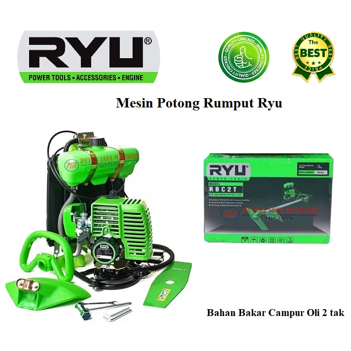 Jual RYU-BRUSH CUTTER 2TAK GENDONG / MESIN PEMOTONG RUMPUT | Shopee ...