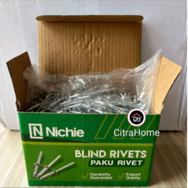 Jual Paku Rivet 640 649 665 675 Nichie Harga box (500pcs) | Shopee ...