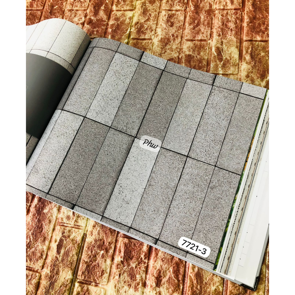 Jual WALLPAPER DINDING KOREA BATU ALAM ABU STONE 3D MNG | Shopee Indonesia