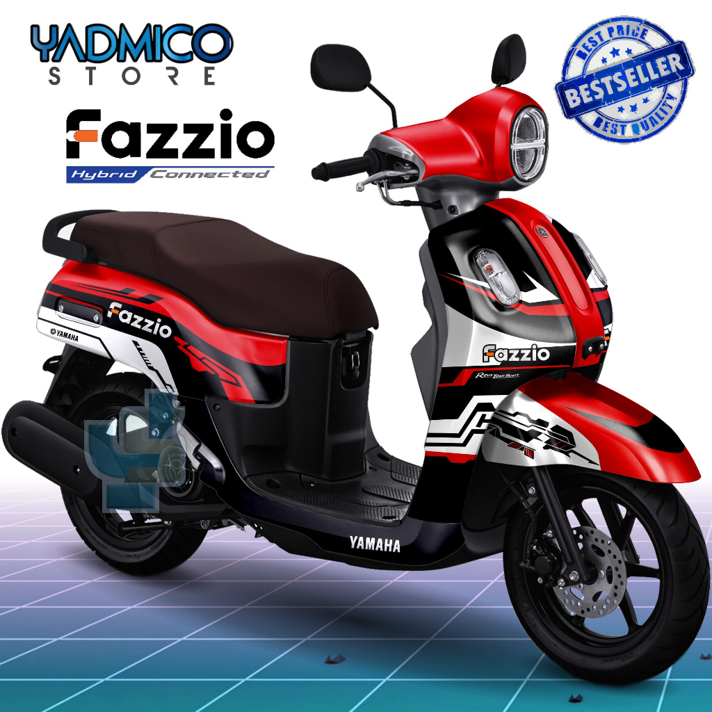 Jual Decal Fazzio Full Body Stiker Motor Fazzio Full Body Decal Hologram Yamaha Fazzio Full