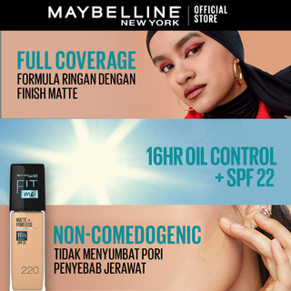 Jual Maybelline Paket Makeup FACE KULIT KUNING LANGSAT - FIT ME Compact ...