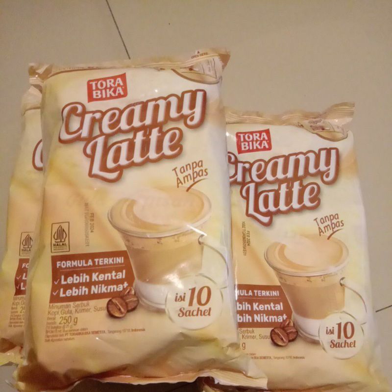 Jual TORA BIKA CREAMY latte 10 Sachet | Shopee Indonesia