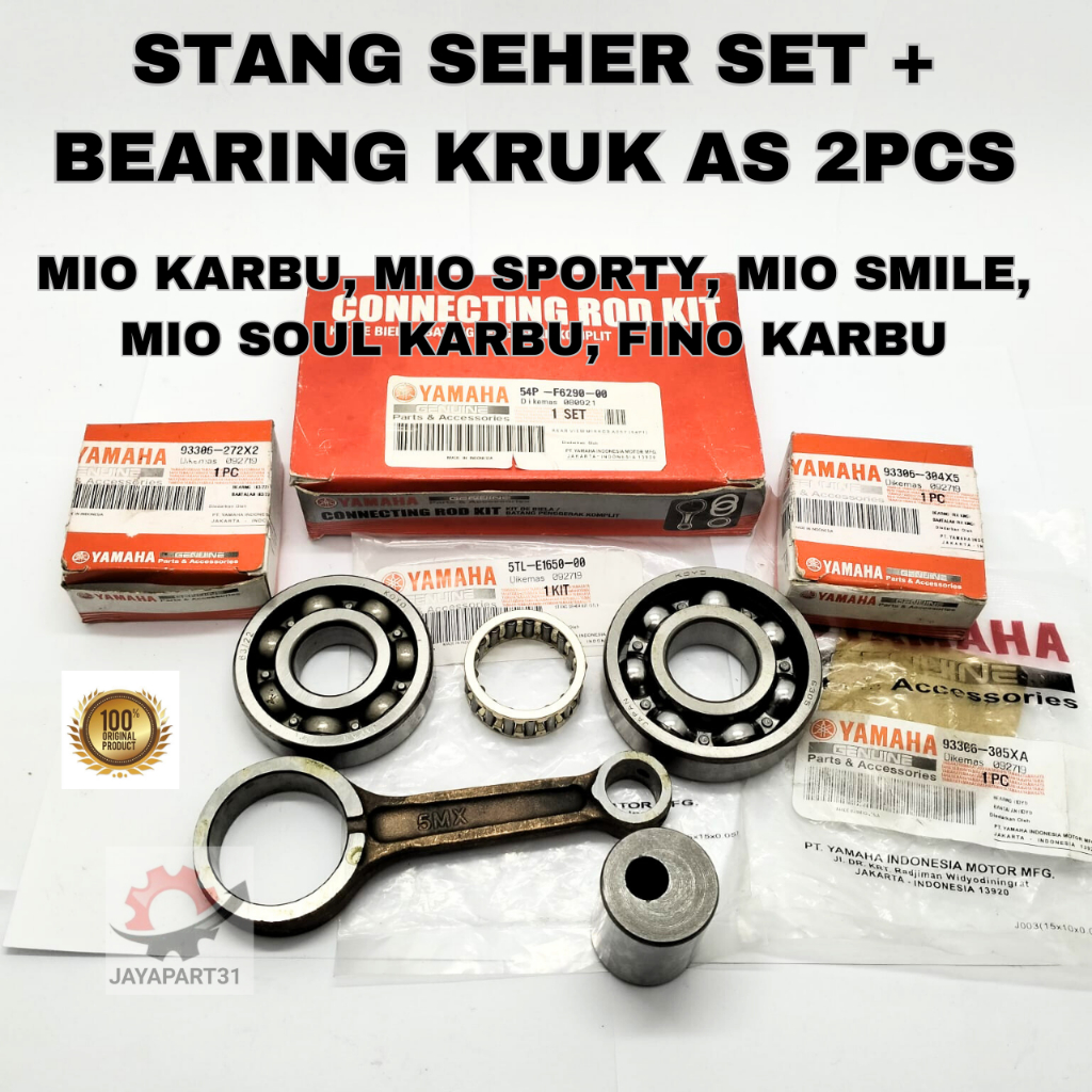 Jual Stang Seher Set Yamaha Tl Plus Bearing Kruk As Dan Mio Karbu Mio Sporty