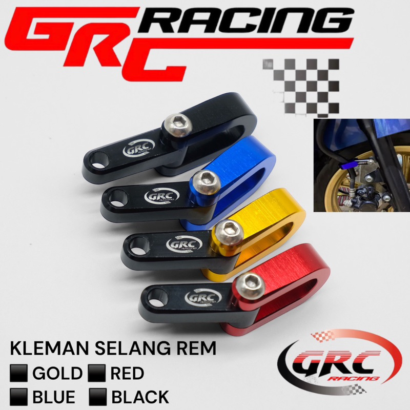 Jual Kleman Selang Rem Depan Full Cnc Grc Racing Premium Model Rm