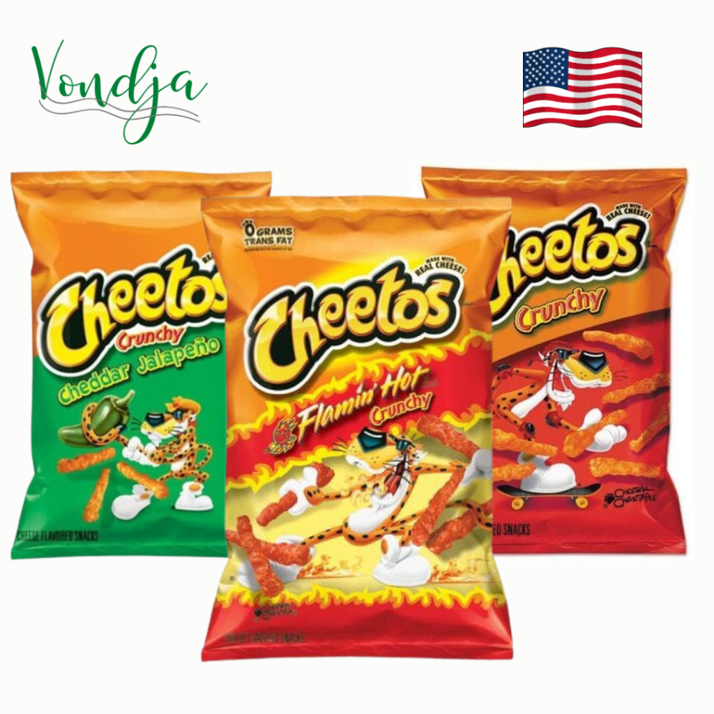 Jual Cheetos Flamin Hot Cheddar Jalapeno Cheetos Puffs Crunchy Snack