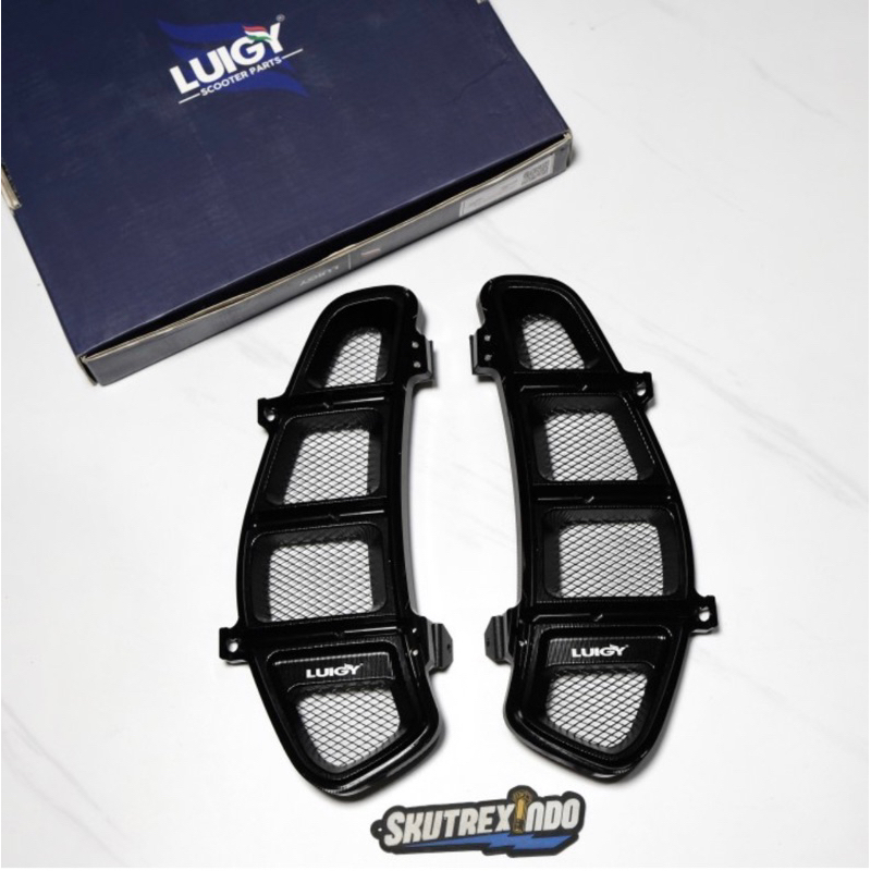 Jual Air Inlet Grill Glove Box Luigy Black Vespa GTS Series GTS GTV ...