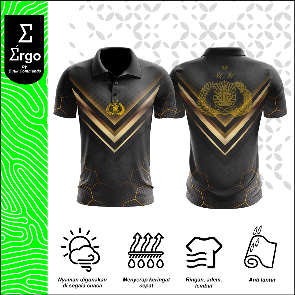 Jual Kaos Jersey Polo Olahraga Jersey Berkerah Bahan Dryfit Premium ...