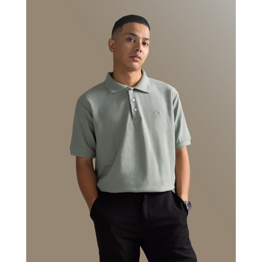 Jual Broodis Kaos Polo Comfy Sage Green Shirt Pria Signature Shopee