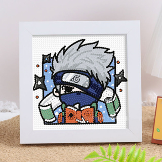 Jual 1Set Naruto Diamond Painting Dengan Bingkai Untuk Hadiah