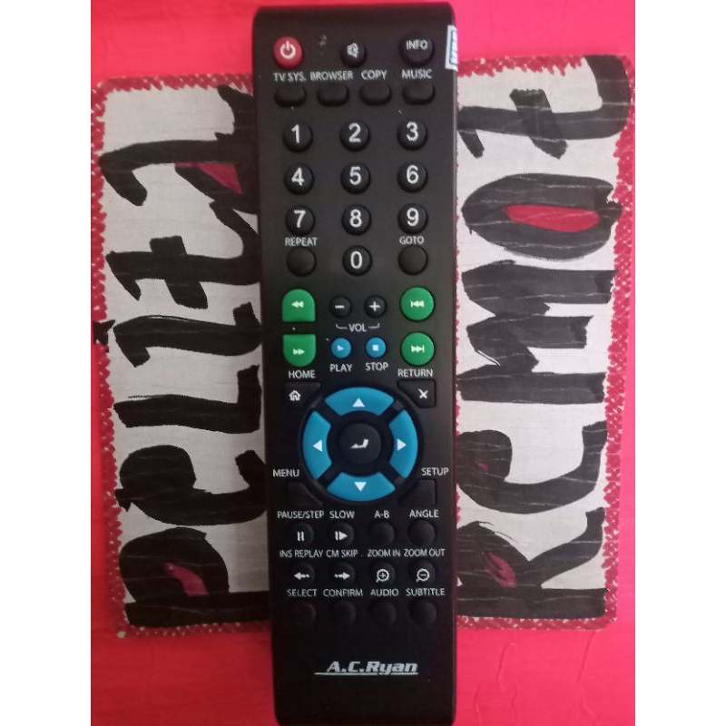 Jual Remote Playon! HD Player A.C.RYAN original terlengkap | Shopee ...