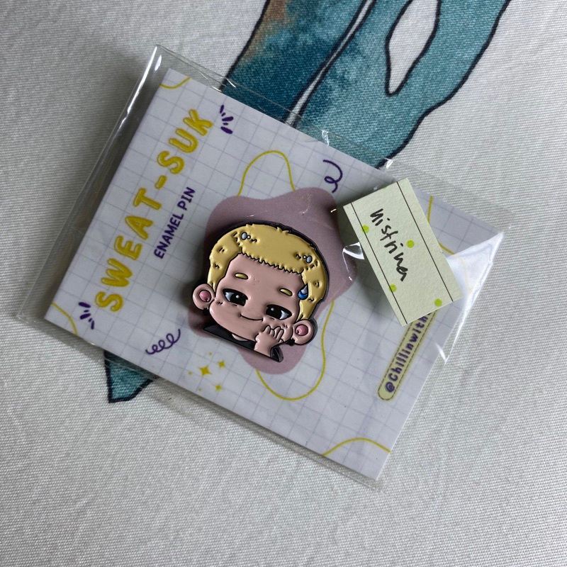Jual [Cek Deskripsi] Sweatsuk Enamel Pin by ChillinwithSuk | Shopee ...
