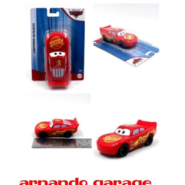 Jual Disney Pixar Cars Original Mattel - Lightning McQueen - Dinoco ...