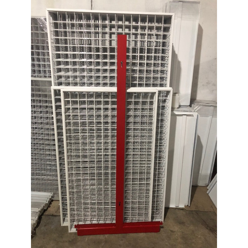 Jual tiang rak gondola double 150cm | Shopee Indonesia