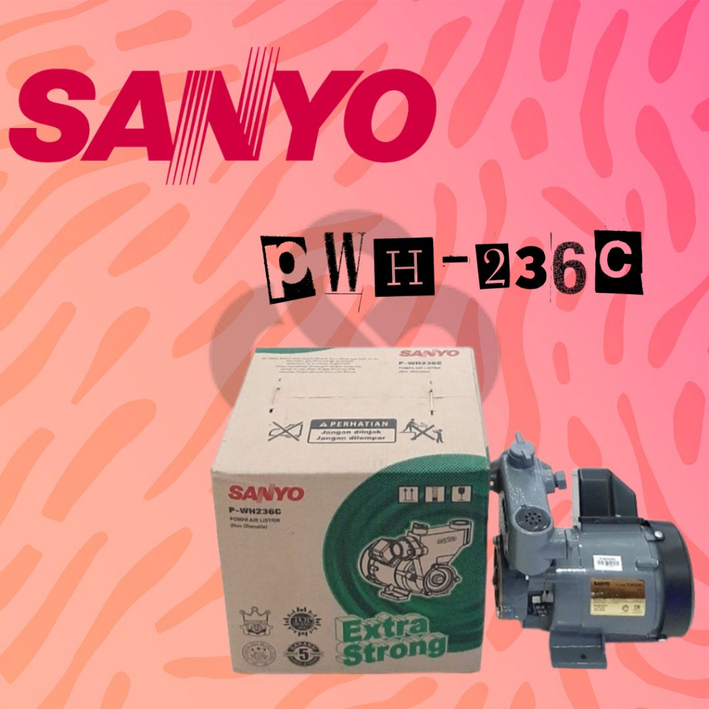 Jual SANYO PWH-236C Pompa Air Sumur Dangkal Non Otomatis | Shopee Indonesia