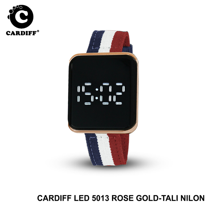 Jual CARDIFF LED 5013 Jam Tangan Digital Tali Nilon Series Best Seller