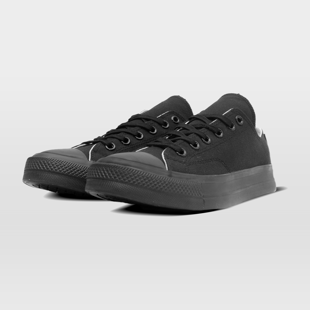 Jual Nobrands Footwear Tps Fullblack Low 36-46 Sepatu Sneakers Casual ...