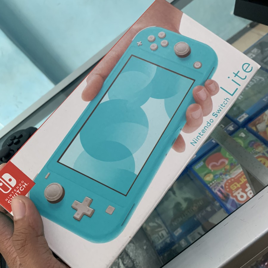 Jual Nintendo Switch Lite Turquoise CFW 64GB Full Games Bebas Request ...