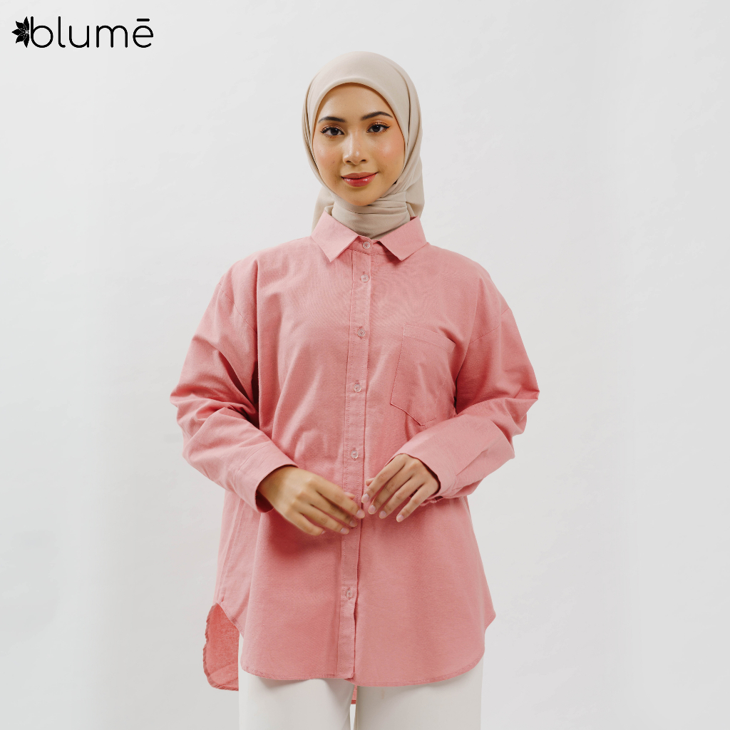 Jual blume - LUNA BLOUSE | KEMEJA OVERSIZE | ATASAN WANITA | BASIC ...