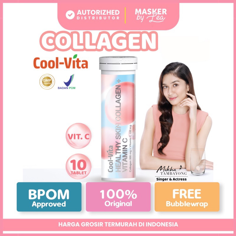 Jual Coolvita Healthy Skin Collagen And Vitamin C Isi 10 Tablet Minuman