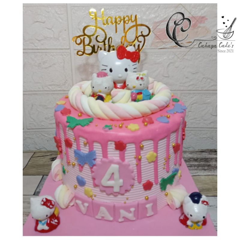 Jual Kue Ulang Tahun Hello Kitty / Hello Kitty Cake / Kue Ultah Anak