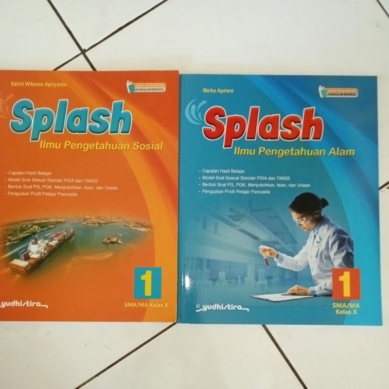 Jual SPLASH SMA\MA Kelas X/1- Kurikulum Merdeka | Shopee Indonesia