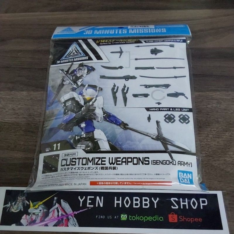 Jual GUNDAM 30MM CUSTOMIZE WEAPONS SENGOKU ARMY 61658 | Shopee Indonesia