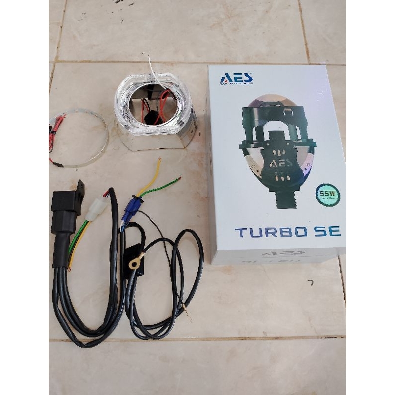 Jual PAKET BILLED AES TURBO SE 55 WATT LENGKAP TINGGAL PASANG KE MOTOR ...