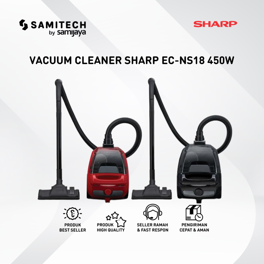 Jual CANISTER VACUUM CLEANER SHARP ECNS18 / ECNS18 EC NS18 BERGARANSI