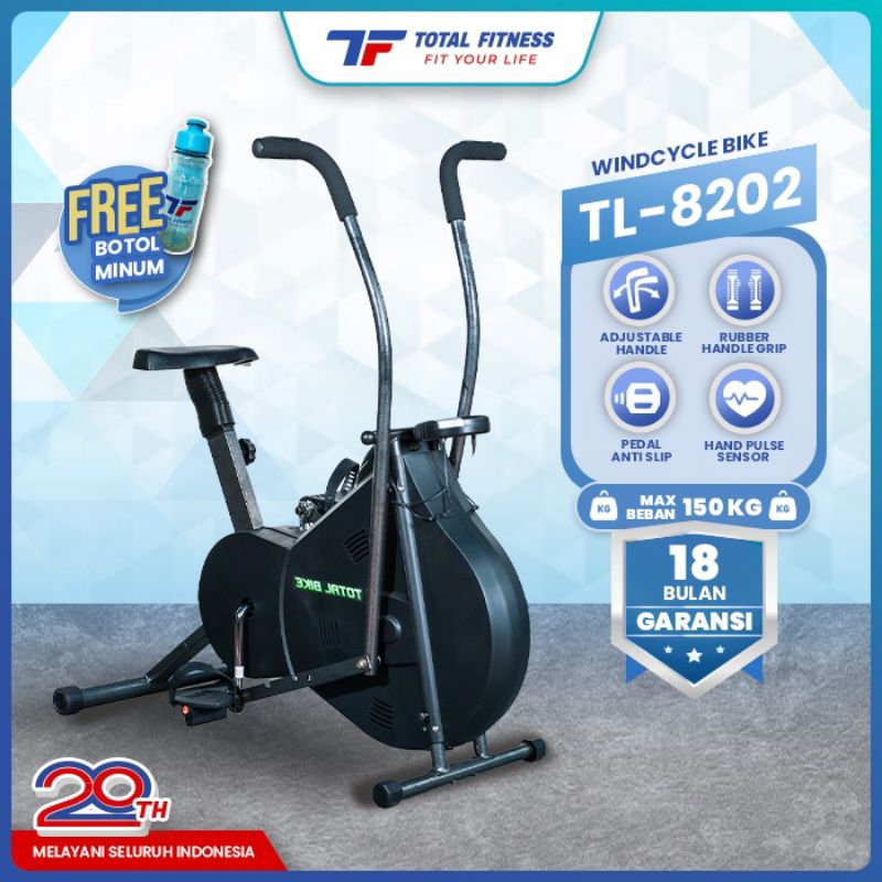 Jual SEPEDA STATIS WIND CYCLE WITH COVER TL-8202 | Shopee Indonesia