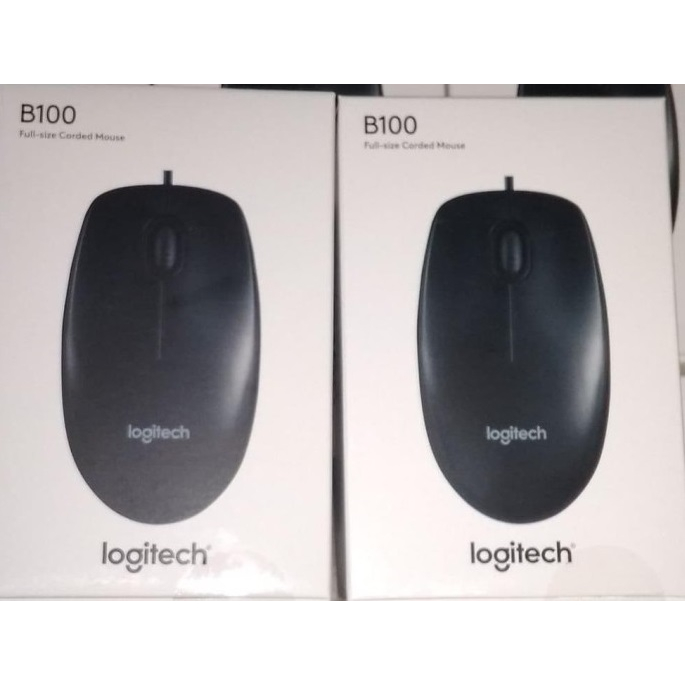 Jual Mouse LOGITECH B100 USB [RESMI Logitech] | Shopee Indonesia