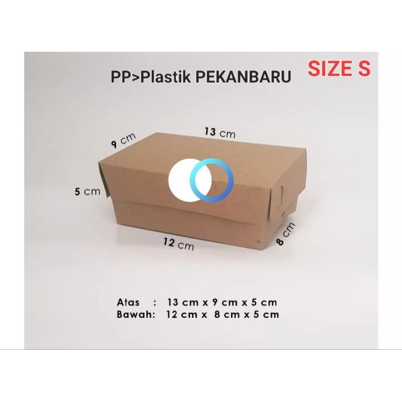 Jual (satuan)Paper Lunch Box (S) FULL LAMINASI, Lunch Box Paper ...