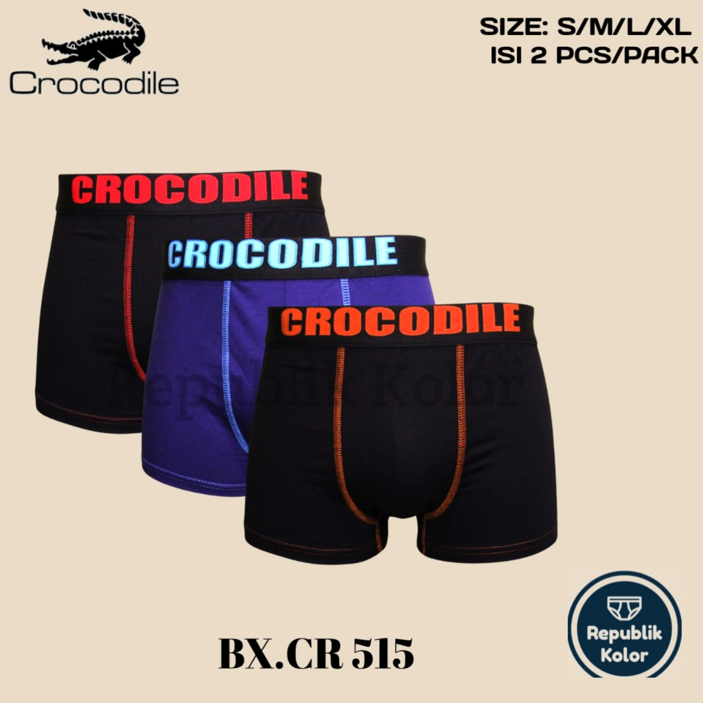 Jual Celana Boxer Pria Dewasa Crocodile Bxcr Isi Pcs Shopee Indonesia