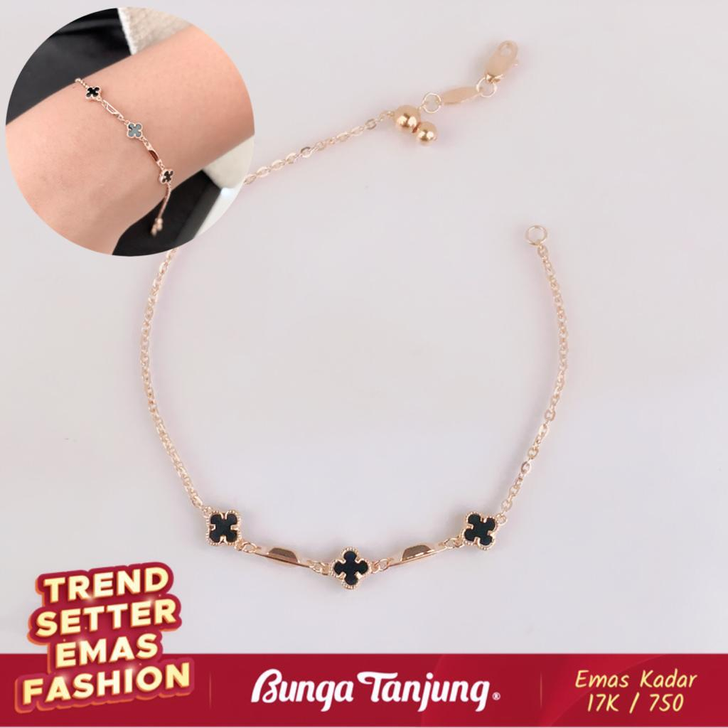 Promo - (TITANIUM) Gelang tangan lv fashion Korea anti karatan - Sedia  kalubng cincin gelang murah diskon viral kekinian