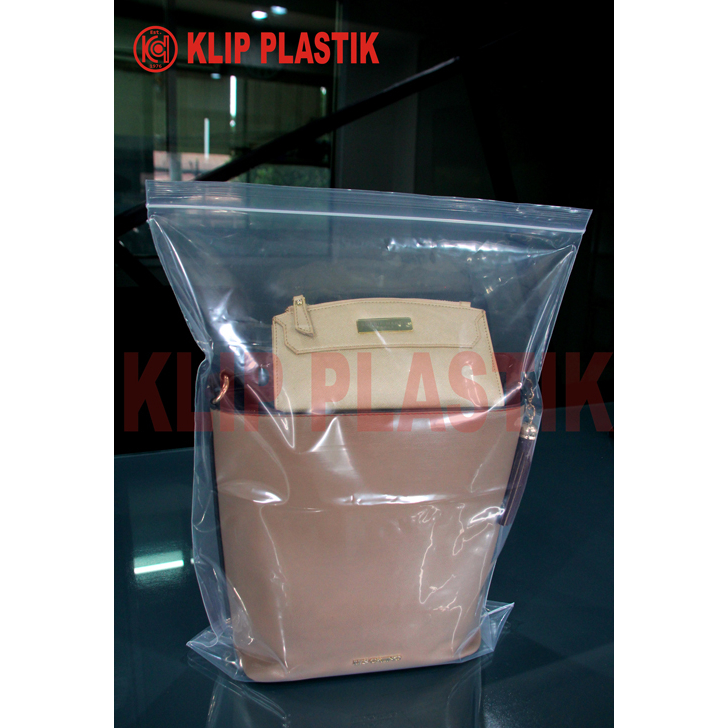 Jual Plastik Klip / Zipper Bag / Plastik Bening Ukuran 25 X 41 Cm Atau ...