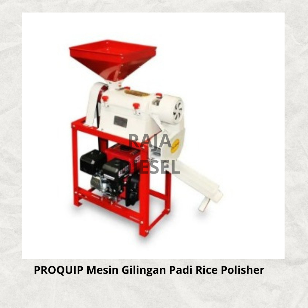 Jual PROQUIP Mesin Penggiling Gilingan Padi Rice Polisher + Penggerak ...