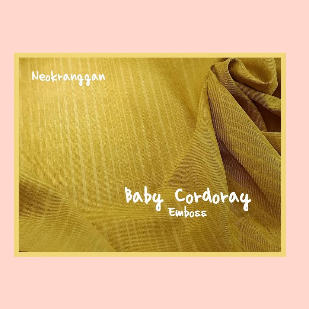 Jual BABY CODORAY EMBOSS D#2 (Harga Per 0,5 Meter) | Shopee Indonesia