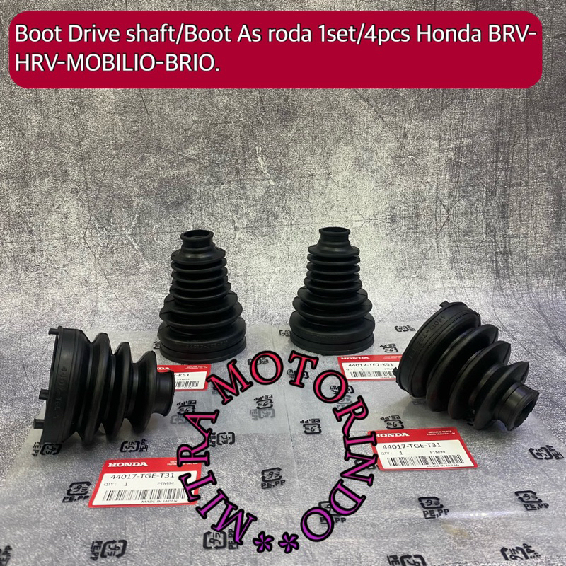 Jual Boot Drive Shaft/Boot As Roda 1 Set/4Pcs Honda BRV/HRV/MobilioBrio Shopee Indonesia