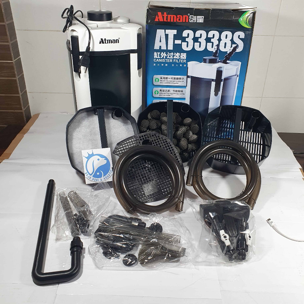 Jual ATMAN AT 3338S/3338 S EXTERNAL FILTER AT-3338S NEW AQUARIUM ...