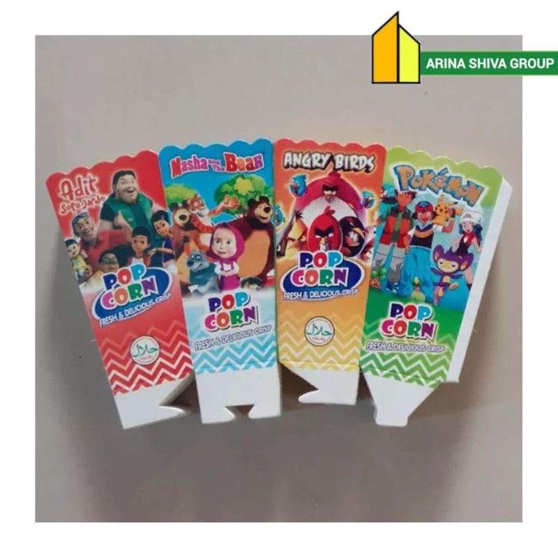 Jual 500 LEMBAR KERTAS POPCORN 12 × 6 PAPER CRAFT KARTON POPCORN ...