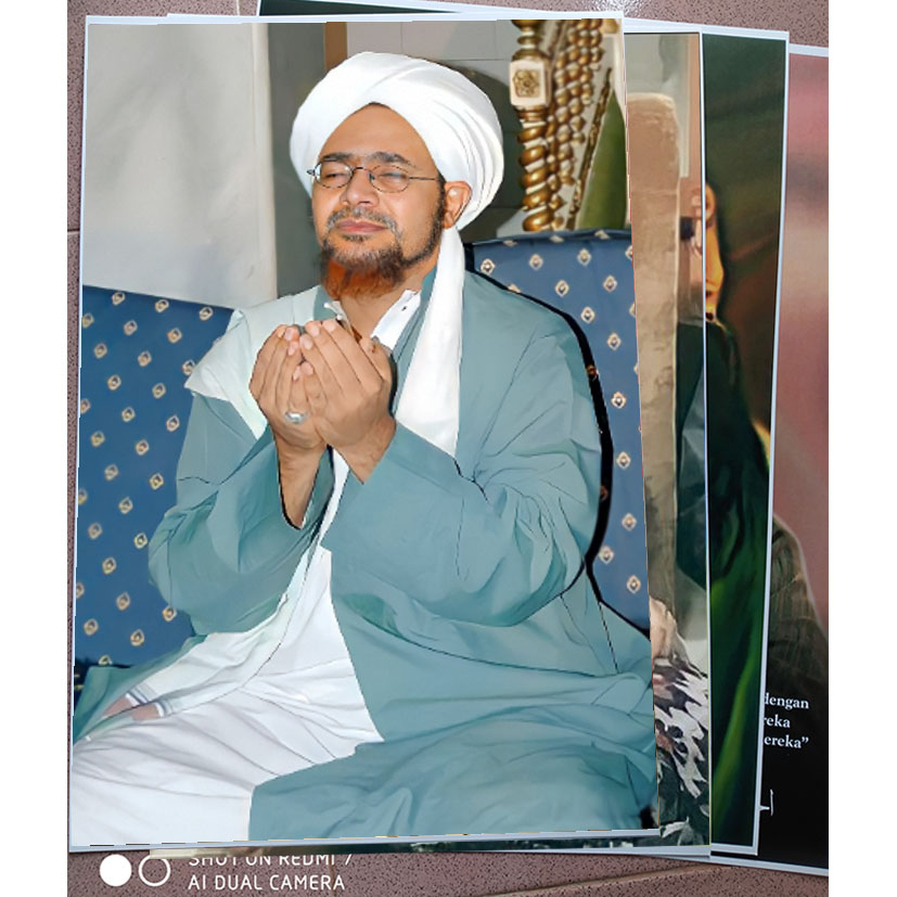 Jual Poster Habib Umar Bin Hafidz 23 Bahan Bagus Luster Cetak Uv Gambar